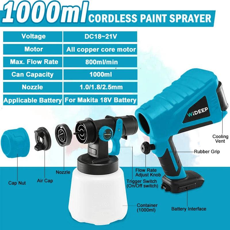 Electric Cordless Spray Gun - Alb3rt & Co.