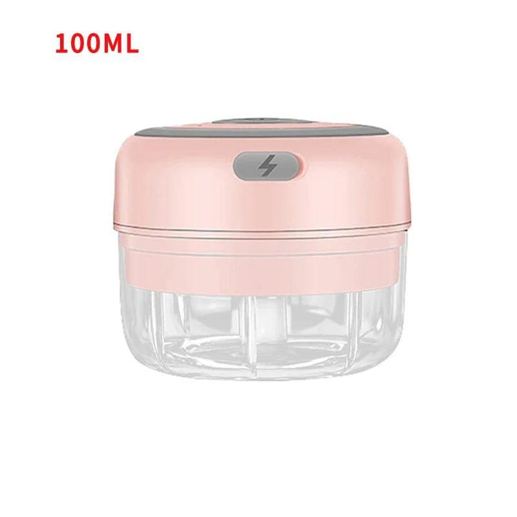 Alb3rt & Co. Pink 100ML HiPiCok Meat Grinder Electric Garlic Crusher Food Chopper Mini Garlic Press Vegetable Chopper Masher Machine USB Kitchen Gadgets