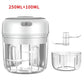 Alb3rt & Co. White 250 and 100ML Electric Food Chopper