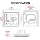 Alb3rt & Co. Electric Heat / WIFI White / China Floor Heating Thermostat Water/Electric