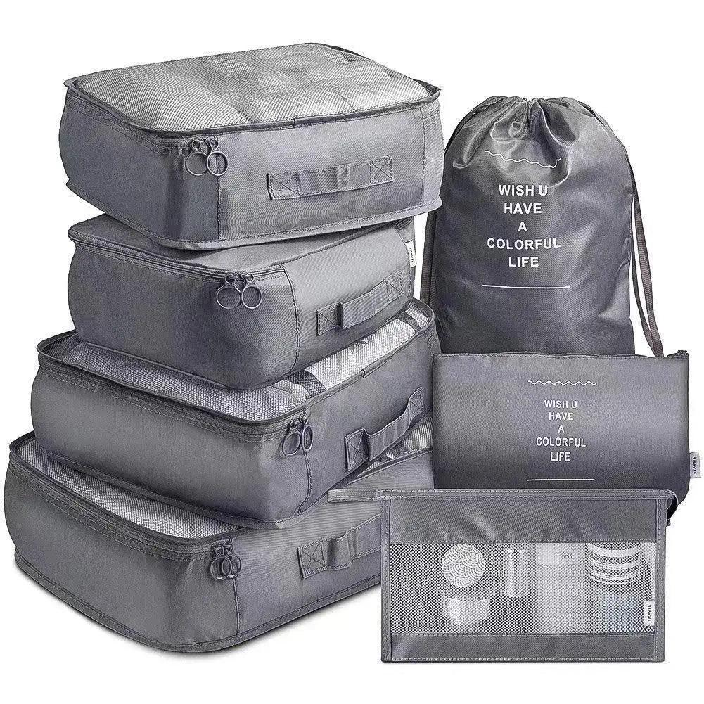 Folding Travel Organizer Storage Bags - 7pcs - Alb3rt & Co.