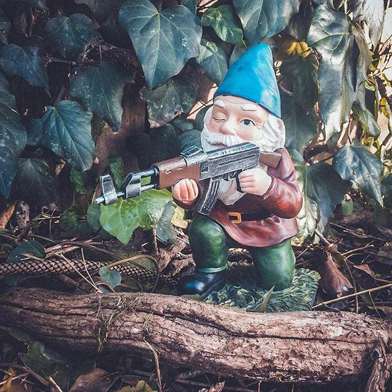 Funny Army Gnome Garden Statue - Alb3rt & Co.