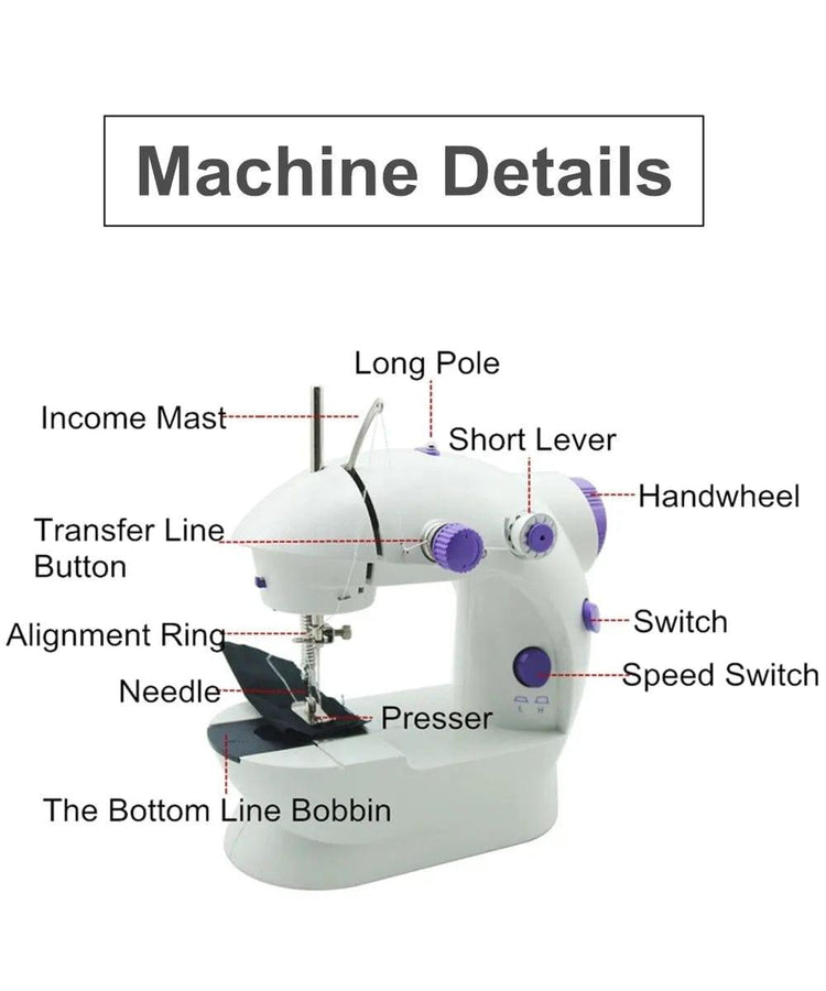 Alb3rt & Co. European standard Household Mini Sewing Machines