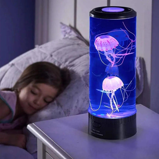 Alb3rt & Co. Medium Size Color Changing Jellyfish Lamp Usb/Battery Powered Table Night Light Children&