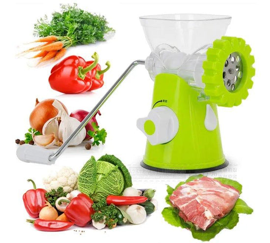 Alb3rt & Co. Green Manual Meat Grinder Mincer Machine Sausage Table Crank Tool Cutter Slicer Beef Multifunctional Meat Slicer kitchen Tools