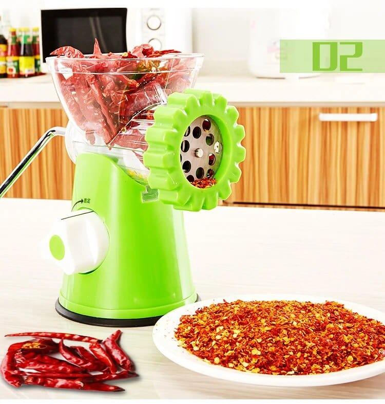 Alb3rt & Co. Green Manual Meat Grinder Mincer Machine Sausage Table Crank Tool Cutter Slicer Beef Multifunctional Meat Slicer kitchen Tools