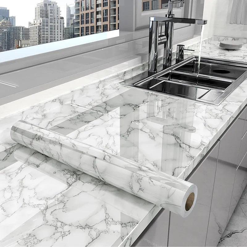 Marble Kitchen Oil-Proof Film - Alb3rt & Co.