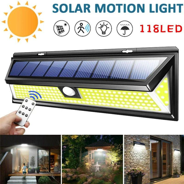 Alb3rt & Co. Powerful Solar Light Outdoor Motion Sensor Wall Light Waterproof Garden Lamp Spotlights For Garden Path Street