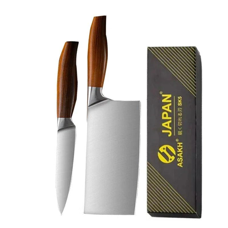 Professional Japanese Kitchen Knife Set – Stainless Steel Chef Knife Collection for Filleting, Slicing, and Chopping - Alb3rt & Co.