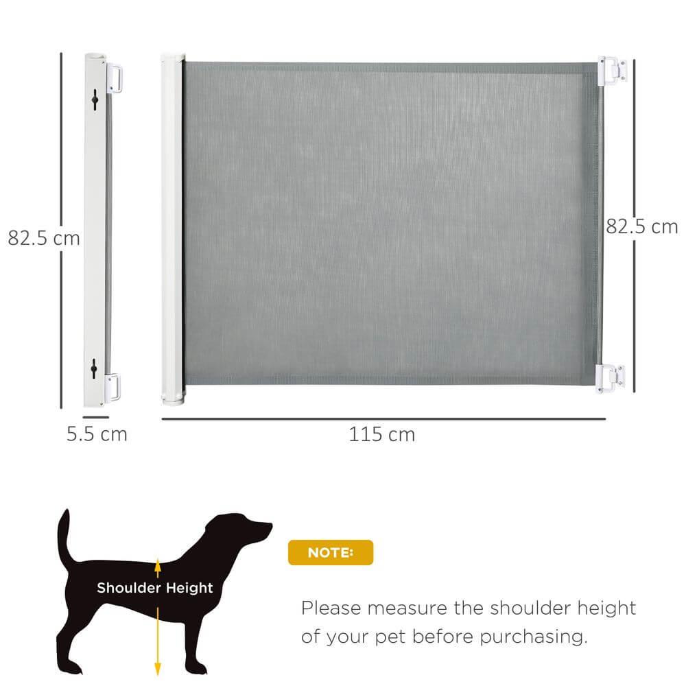 Retractable Safety Gate Folding Pet Barrier, for Doorways, Staircases, Hallways - Alb3rt & Co.