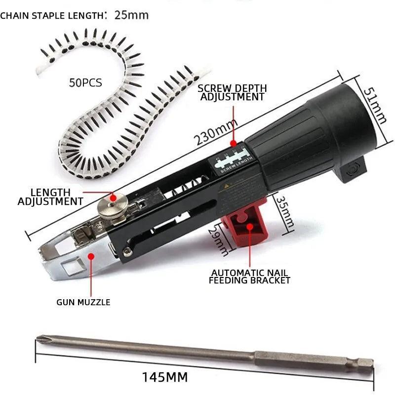 Screw Gun Head Automatic Nail - Alb3rt & Co.