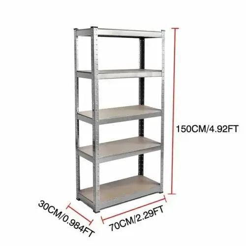 Shelving Unit for Garage Shed Storage-5 Tier Shelf Unit - Alb3rt & Co.