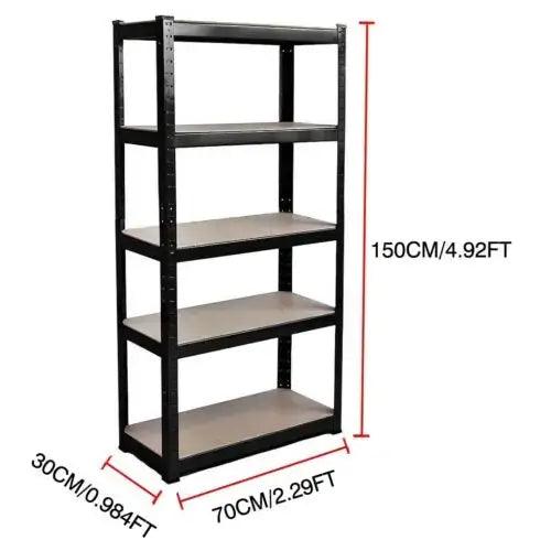 Shelving Unit for Garage Shed Storage-5 Tier Shelf Unit - Alb3rt & Co.