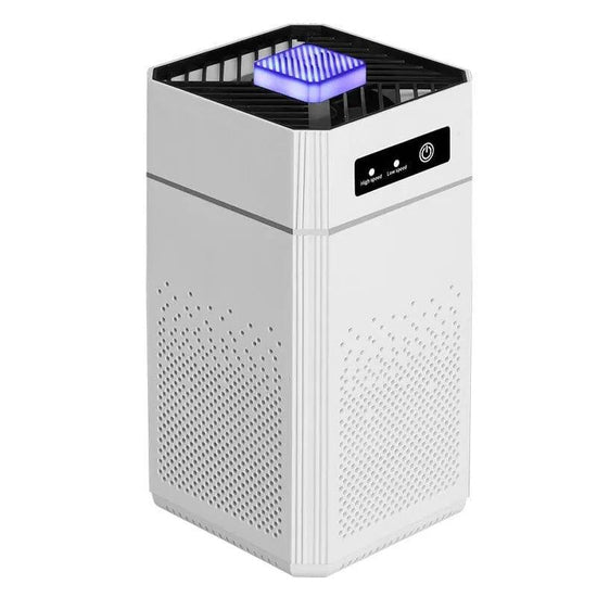 Alb3rt & Co. White color Smart Air Purifier Negative Ions Generator Nano Filtration Formaldehyde Removal Intelligent Secondhand Smoke Air Ozonizer