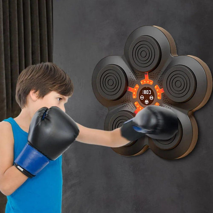 Alb3rt & Co. Smart Music Boxing Machine Wall Target LED Lighted Sandbag Relaxing Reaction Training Target for Boxing Sports Agility Reaction