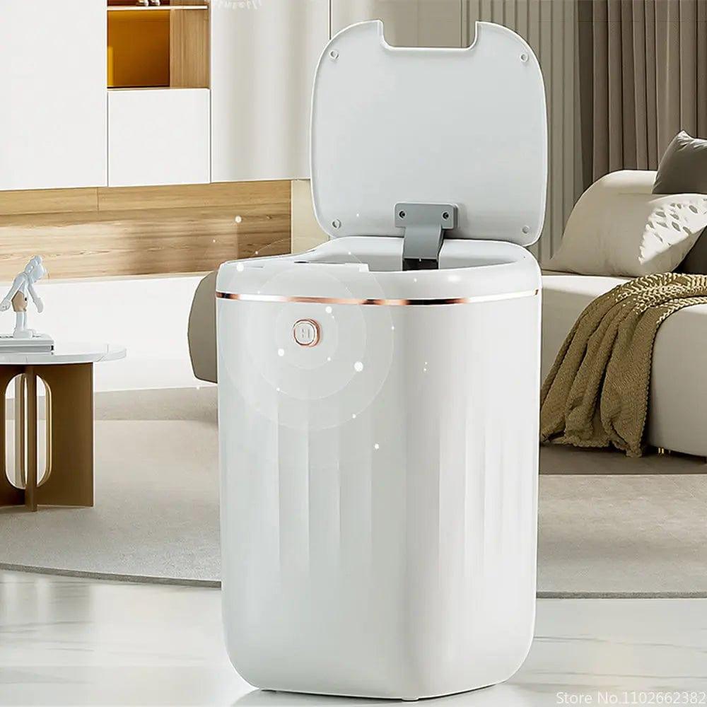 Alb3rt & Co. 20L/22L Automatic Sensor Trash Can UV Light Induction Trash Can Smart Dustbin For Bathroom Toilet Wastebasket Lid Smart Home