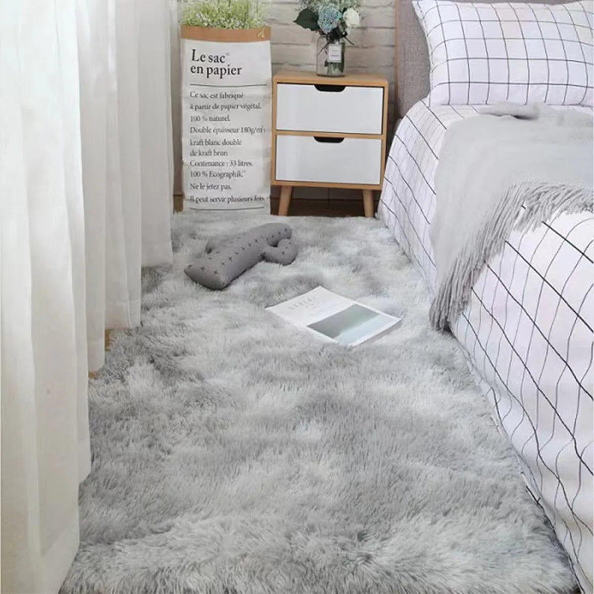 Alb3rt & Co. Soft Shaggy Bedside Rug Carpet