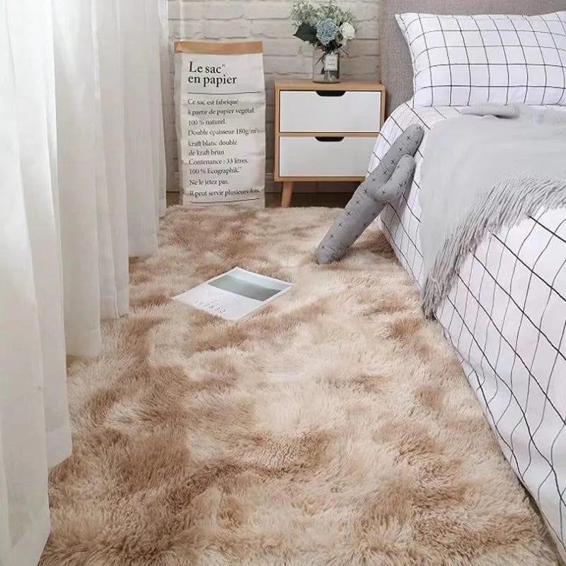 Alb3rt & Co. 05 brown / 60cmx160cm Soft Shaggy Bedside Rug Carpet