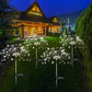 Solar Firework Fairy Lights 60 LED Outdoor Garden Decoration 8 Flashing Modes Lawn Pathway Lights Patio Party - Alb3rt & Co.