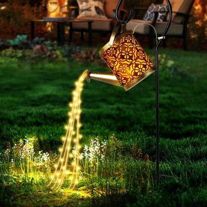 Alb3rt & Co. Warm White Solar Watering Can Light 36 LED Fairy Lights Waterproof Kettle String Lamp Hanging Solar Lantern Outdoor Garden Decor 2023