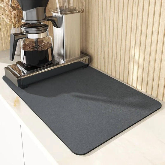 Alb3rt store Super Absorbent Large Kitchen Absorbent Mat Antiskid Draining Coffee Dish Drying Mat Quick Dry Bathroom Drain Pad Tableware Mat