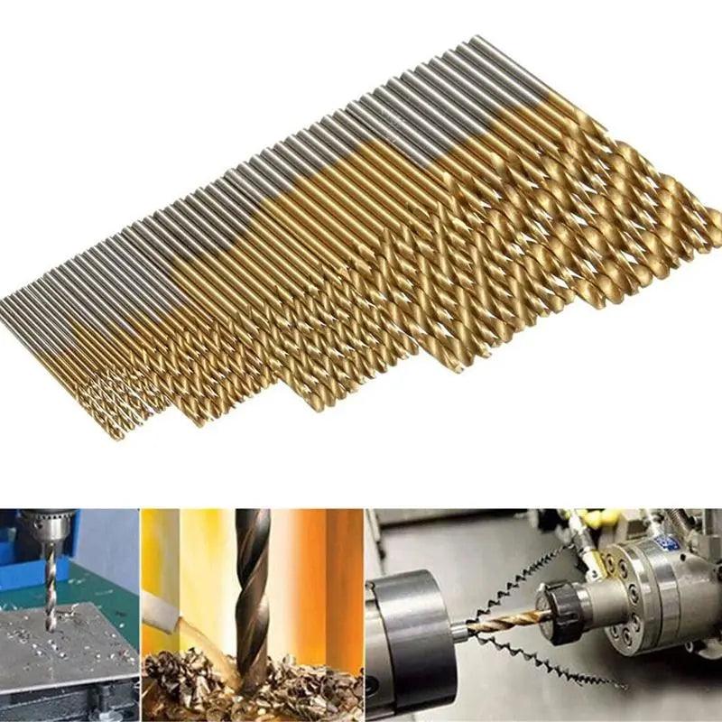 Titanium Coated Drill Set 100/200 pcs - Alb3rt & Co.