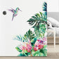 Alb3rt & Co. Tropical Leaves Flowers Bird Wall Stickers Bedroom Living Room Decoration Mural Decals Plants Wall Paper Home Decor