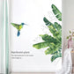 Alb3rt & Co. Tropical Leaves Flowers Bird Wall Stickers Bedroom Living Room Decoration Mural Decals Plants Wall Paper Home Decor