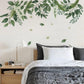 Alb3rt & Co. Tropical Leaves Flowers Bird Wall Stickers Bedroom Living Room Decoration Mural Decals Plants Wall Paper Home Decor