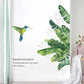 Alb3rt & Co. Tropical Leaves Flowers Bird Wall Stickers Bedroom Living Room Decoration Mural Decals Plants Wall Paper Home Decor