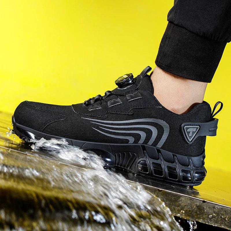 Unisex Safety Shoes with Anti-Impact and Anti-Piercing Protection – Stylish, Durable, and Comfortable Work Sneakers - Alb3rt & Co.