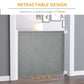 Retractable Safety Gate Folding Pet Barrier, for Doorways, Staircases, Hallways