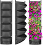 Alb3rt & Co. black Vertical Hanging Planting Flower