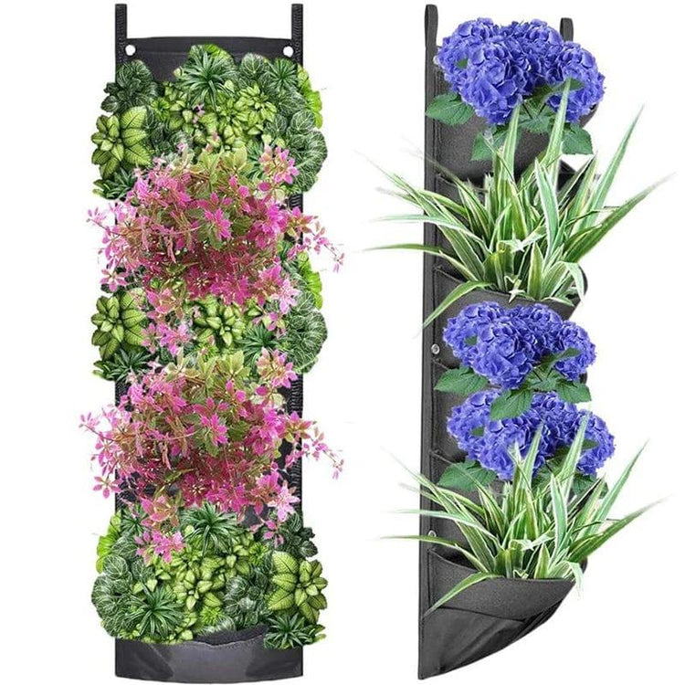 Alb3rt & Co. black Vertical Hanging Planting Flower