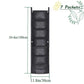 Alb3rt & Co. black Vertical Hanging Planting Flower