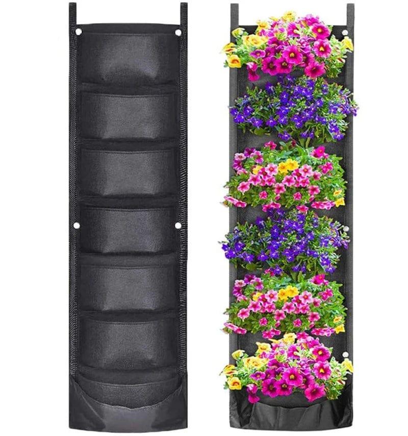 Alb3rt & Co. black Vertical Hanging Planting Flower