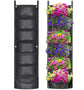 Alb3rt & Co. black Vertical Hanging Planting Flower