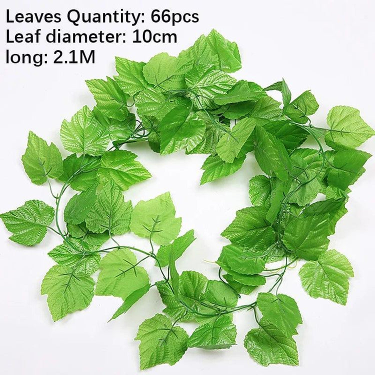 Alb3rt & Co. Wall Hanging Rattan Leaves Branches Outdoor Garden Home Decoration