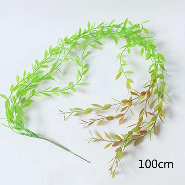 Alb3rt & Co. Wall Hanging Rattan Leaves Branches Outdoor Garden Home Decoration